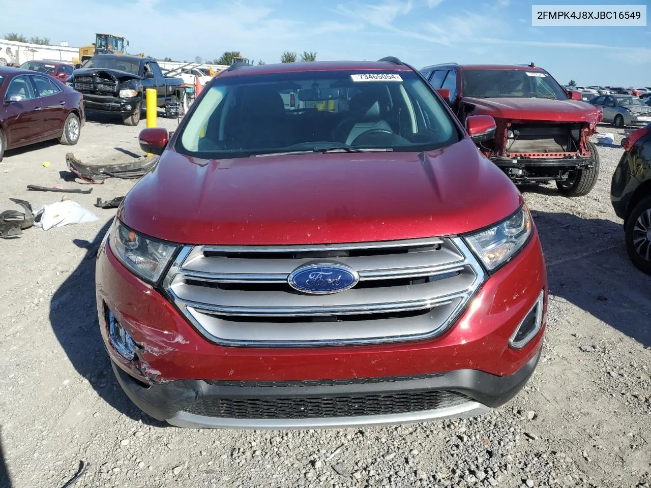 2018 Ford Edge Sel VIN: 2FMPK4J8XJBC16549 Lot: 73465054