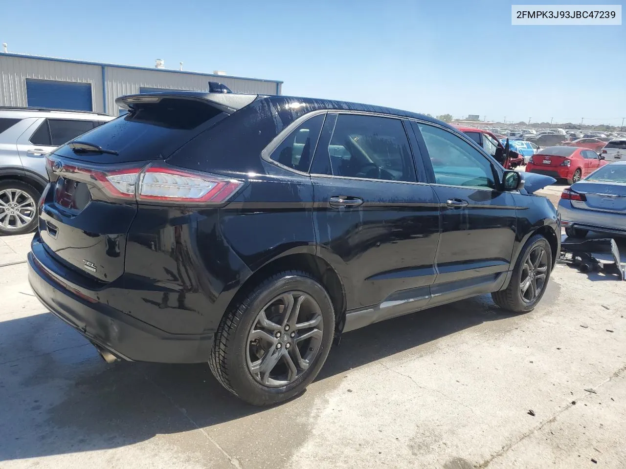 2018 Ford Edge Sel VIN: 2FMPK3J93JBC47239 Lot: 73474604