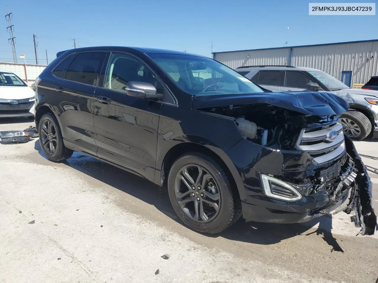 2018 Ford Edge Sel VIN: 2FMPK3J93JBC47239 Lot: 73474604