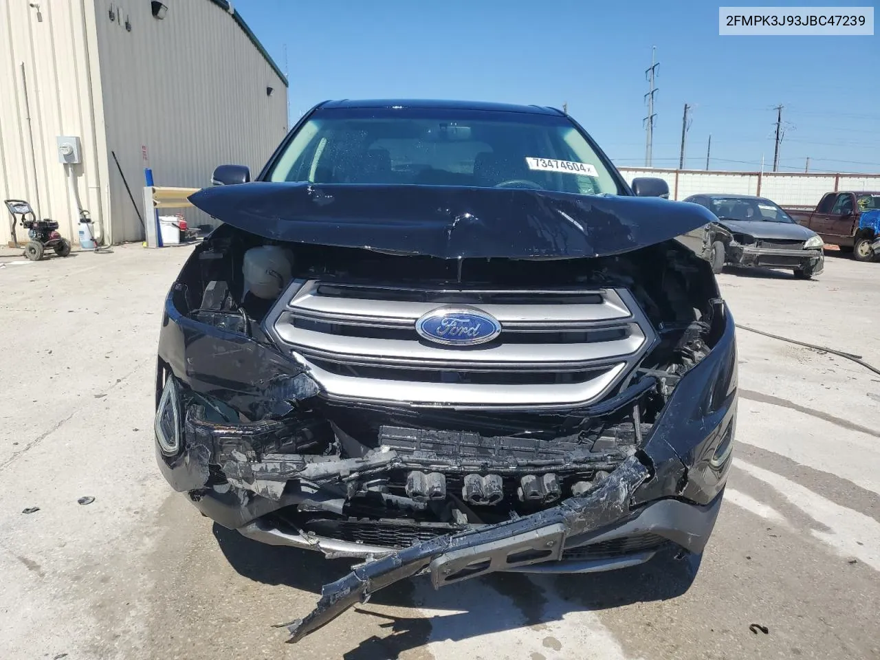 2018 Ford Edge Sel VIN: 2FMPK3J93JBC47239 Lot: 73474604