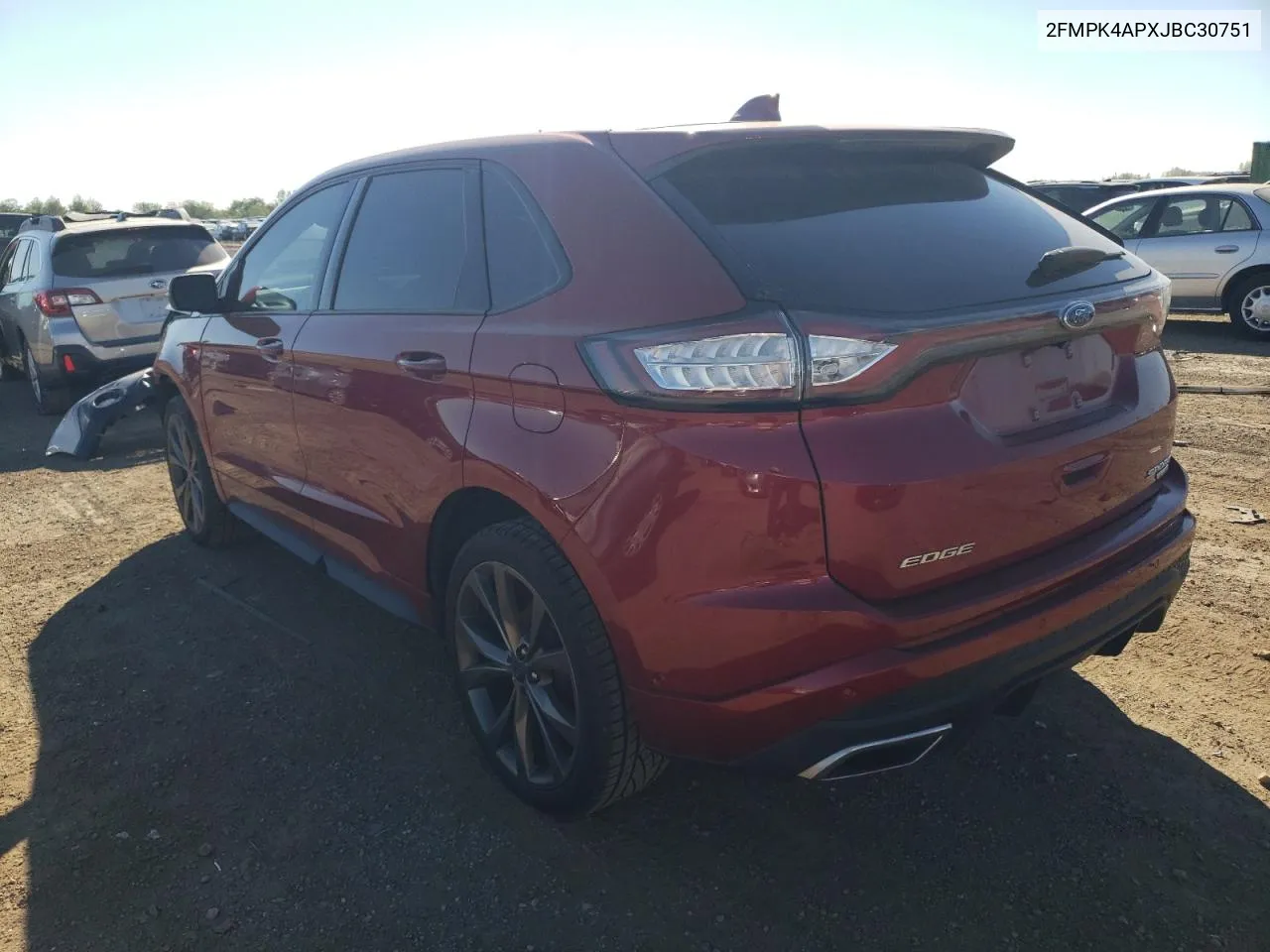 2018 Ford Edge Sport VIN: 2FMPK4APXJBC30751 Lot: 73561854