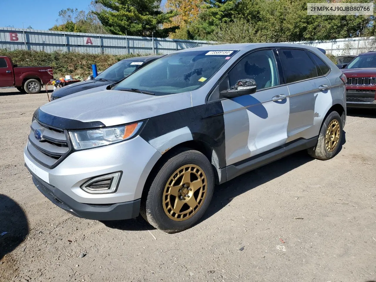 2018 Ford Edge Sel VIN: 2FMPK4J90JBB80766 Lot: 73589154