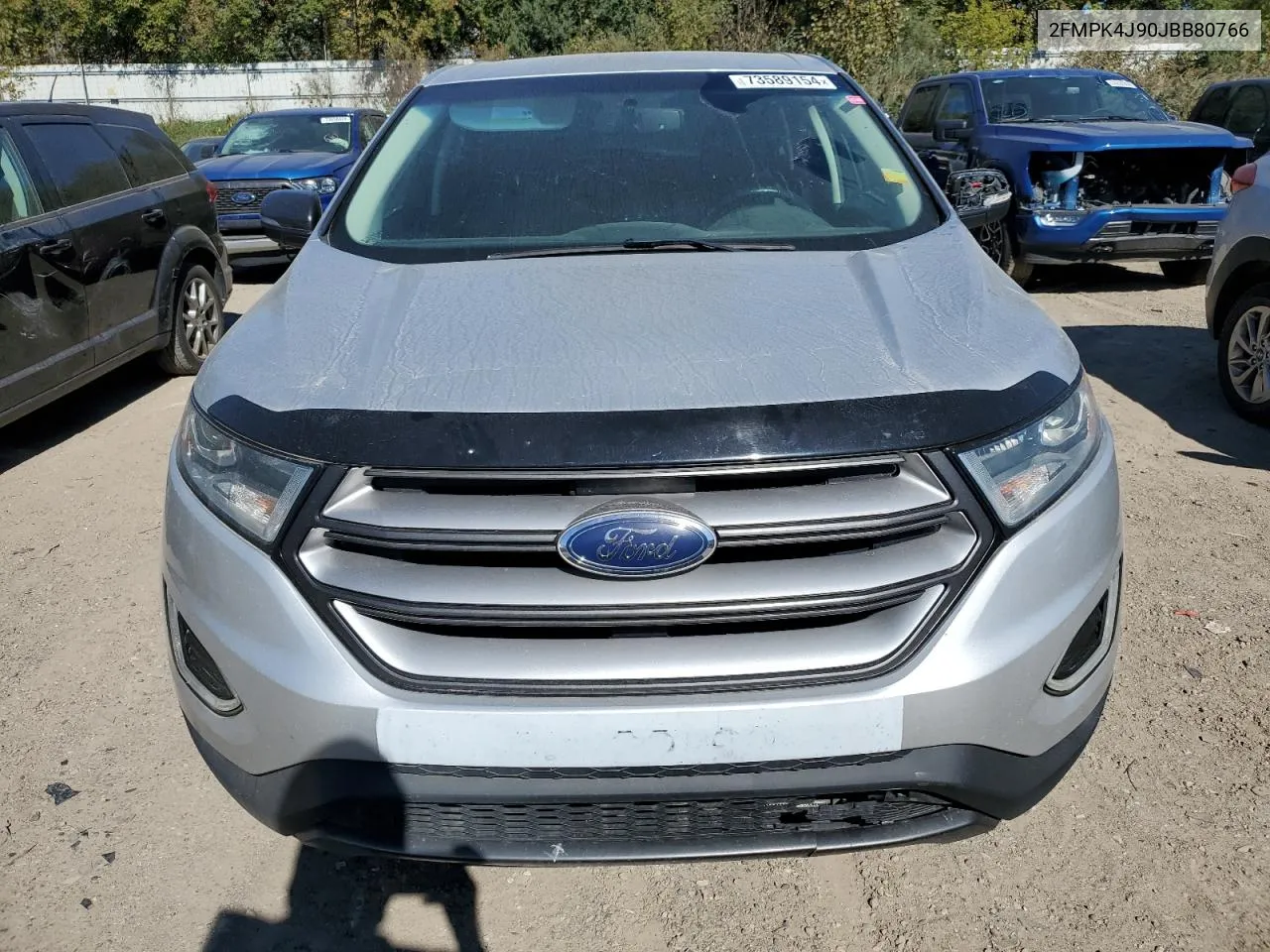 2018 Ford Edge Sel VIN: 2FMPK4J90JBB80766 Lot: 73589154