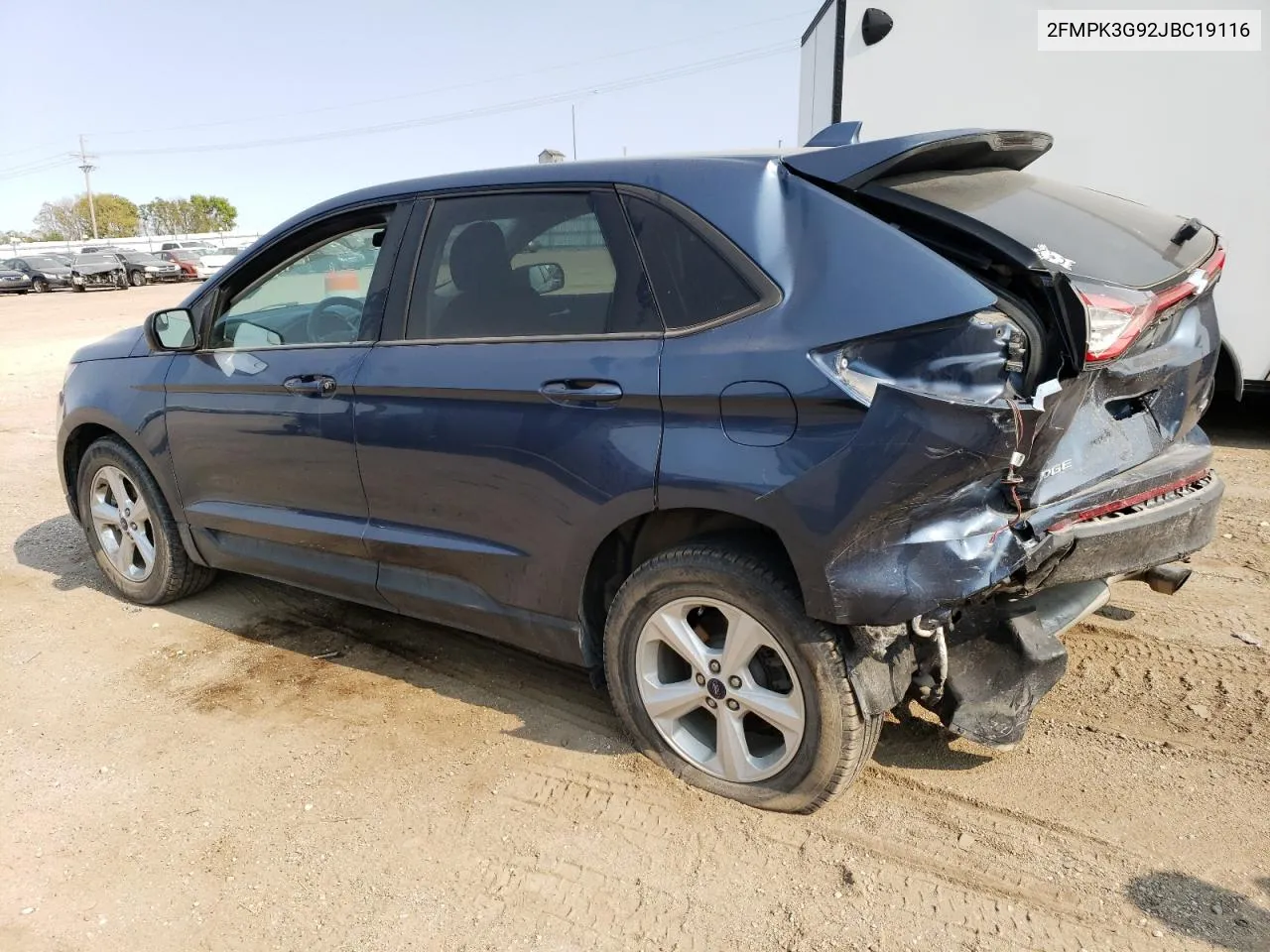 2018 Ford Edge Se VIN: 2FMPK3G92JBC19116 Lot: 73609134