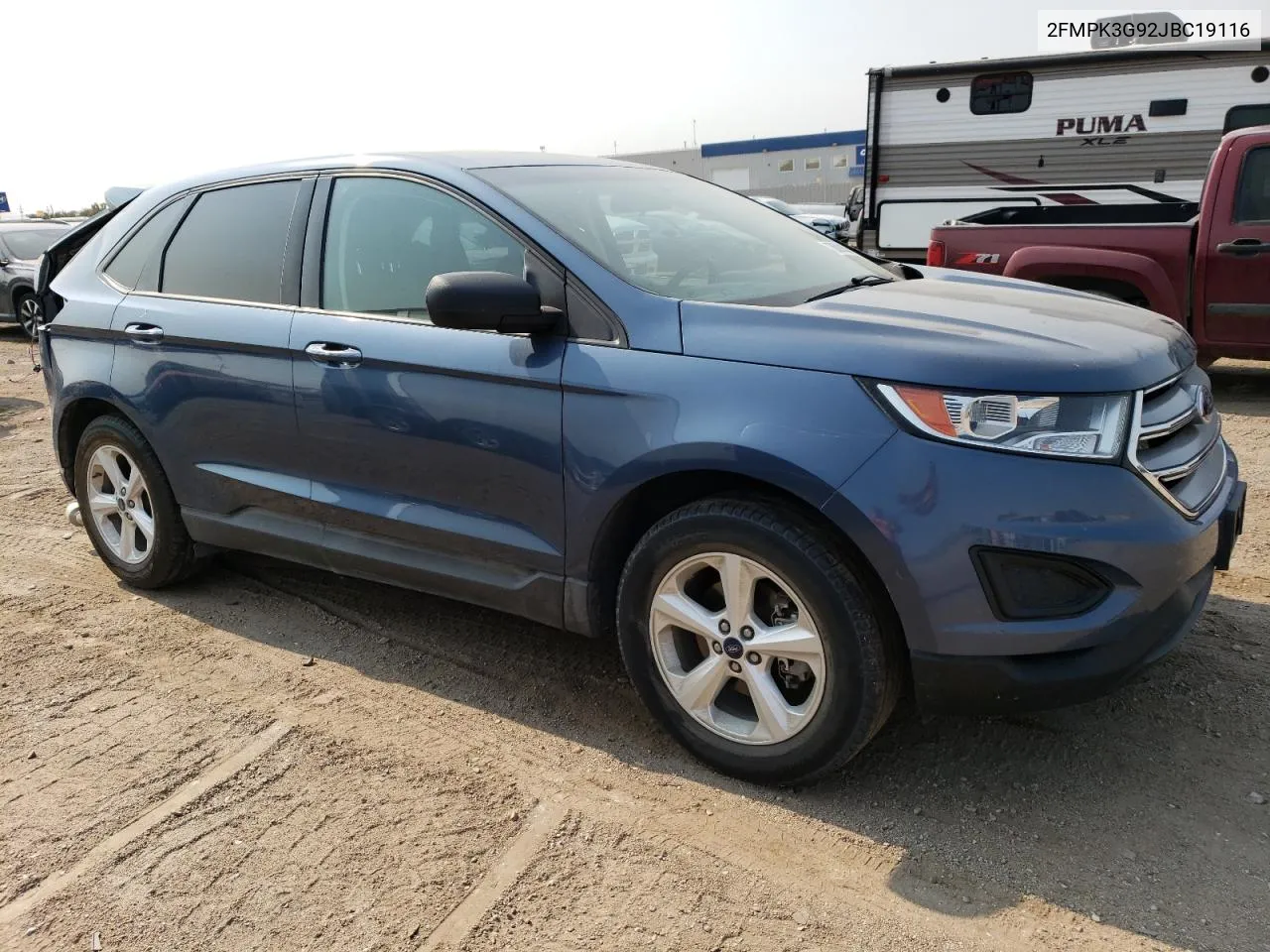 2018 Ford Edge Se VIN: 2FMPK3G92JBC19116 Lot: 73609134