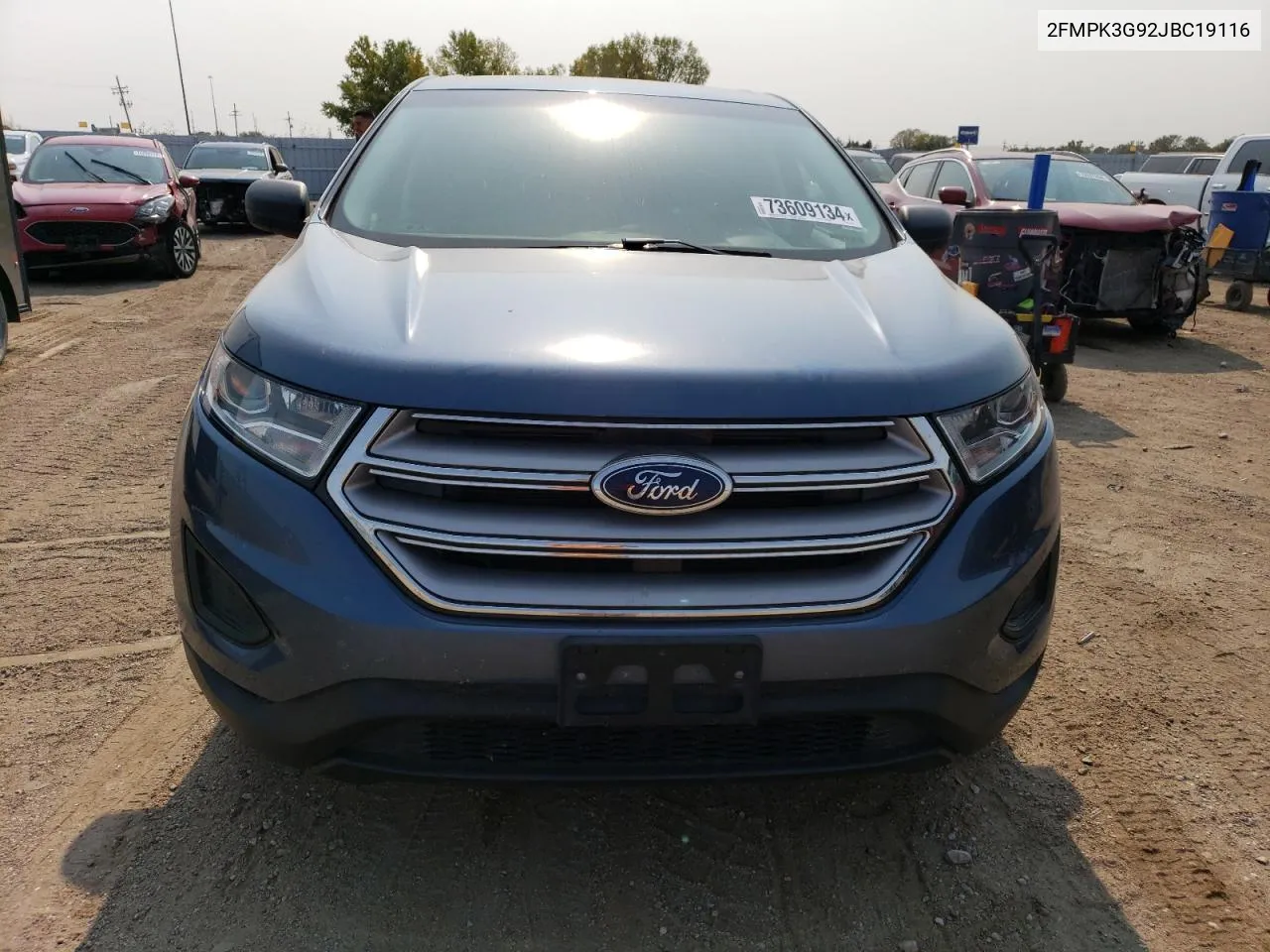 2018 Ford Edge Se VIN: 2FMPK3G92JBC19116 Lot: 73609134