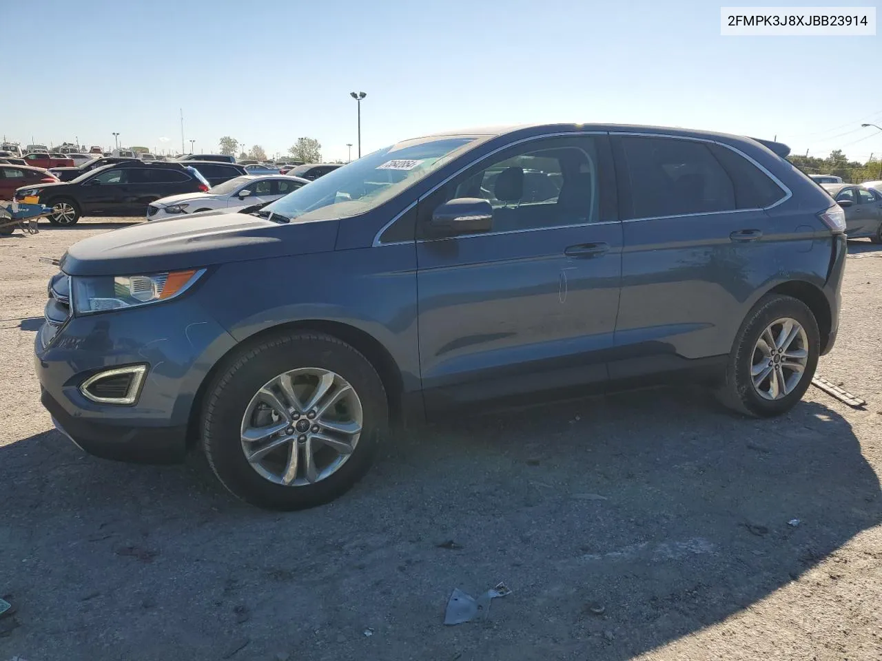 2018 Ford Edge Sel VIN: 2FMPK3J8XJBB23914 Lot: 73642854