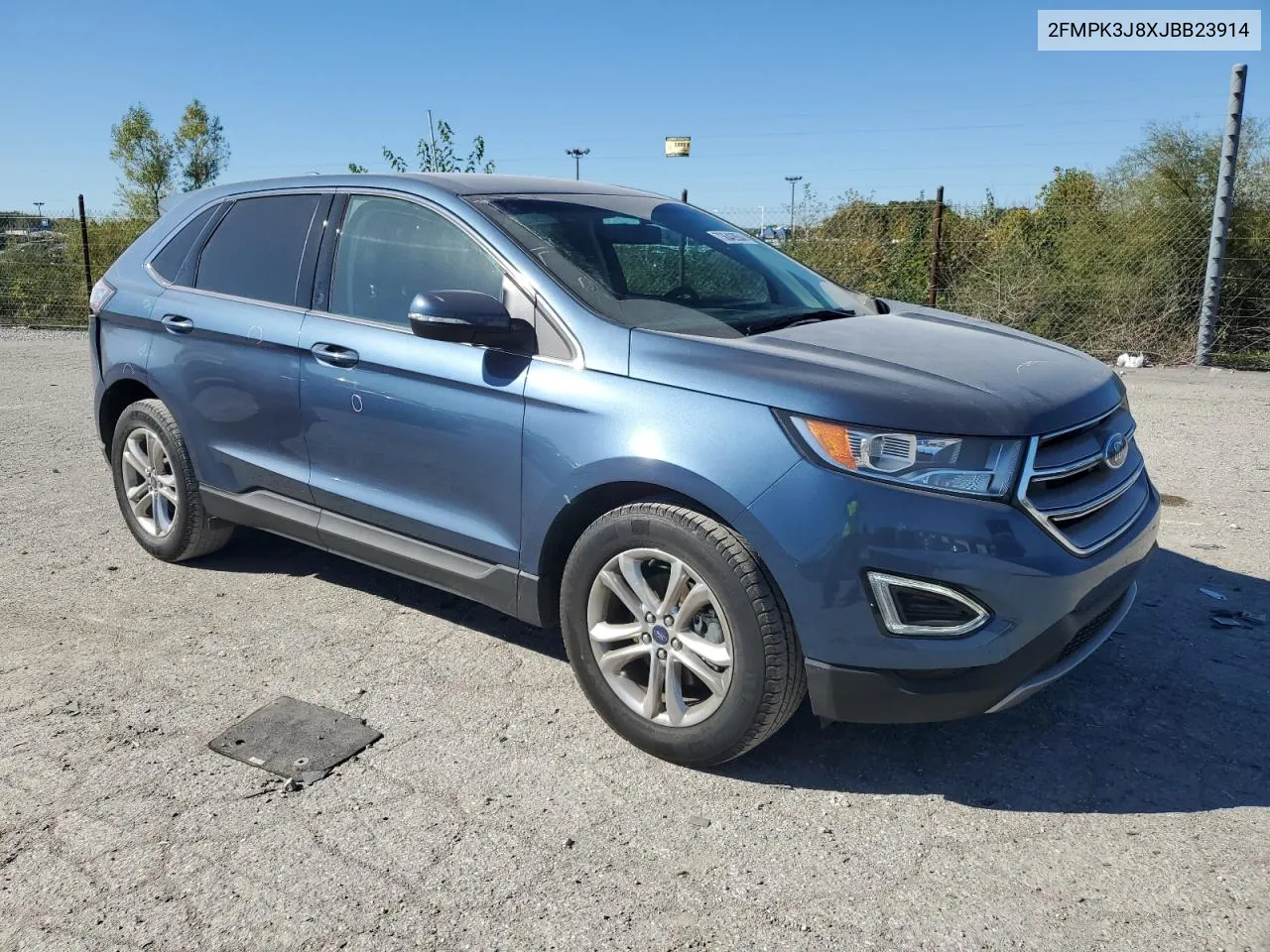 2018 Ford Edge Sel VIN: 2FMPK3J8XJBB23914 Lot: 73642854