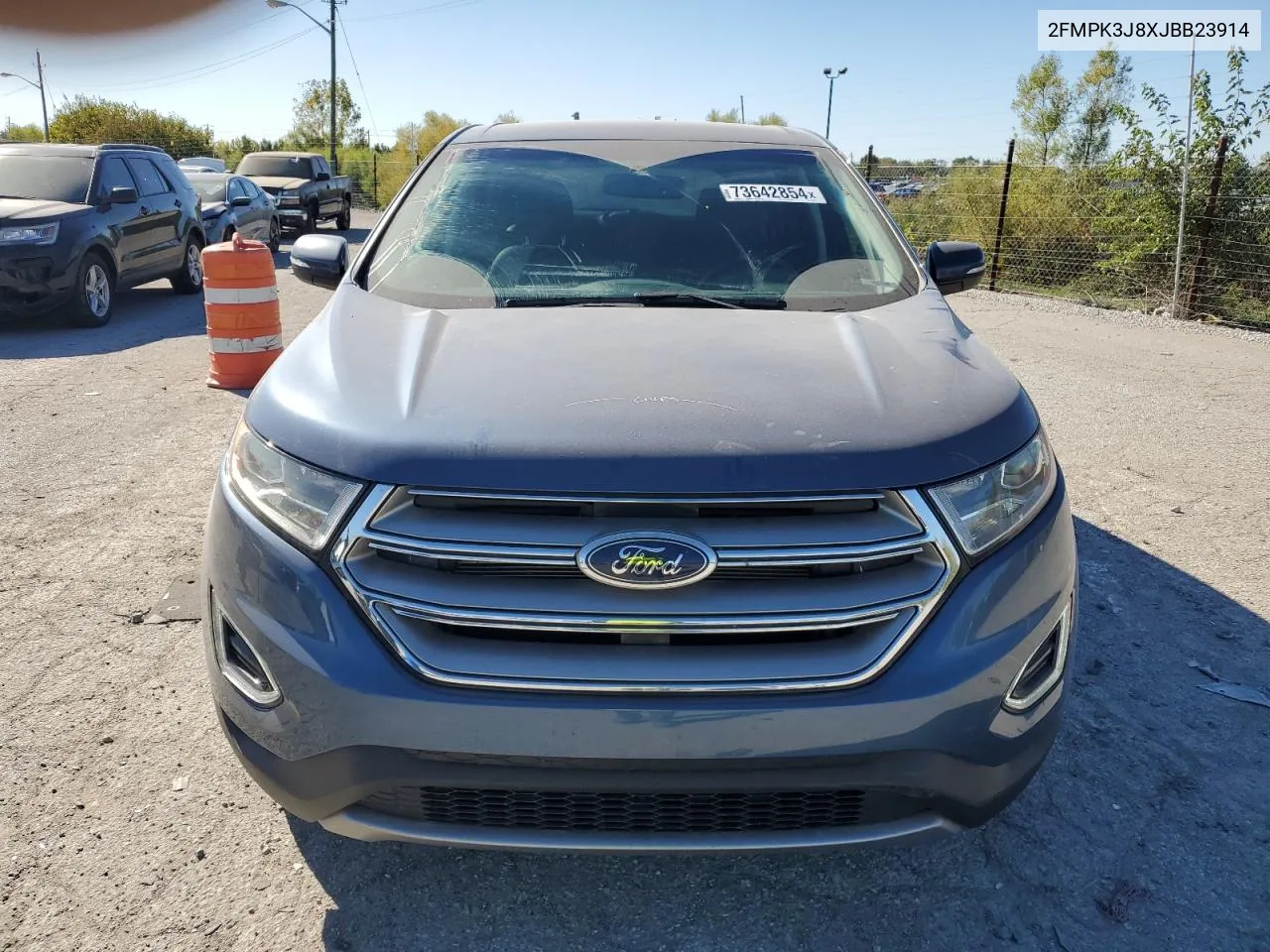 2018 Ford Edge Sel VIN: 2FMPK3J8XJBB23914 Lot: 73642854