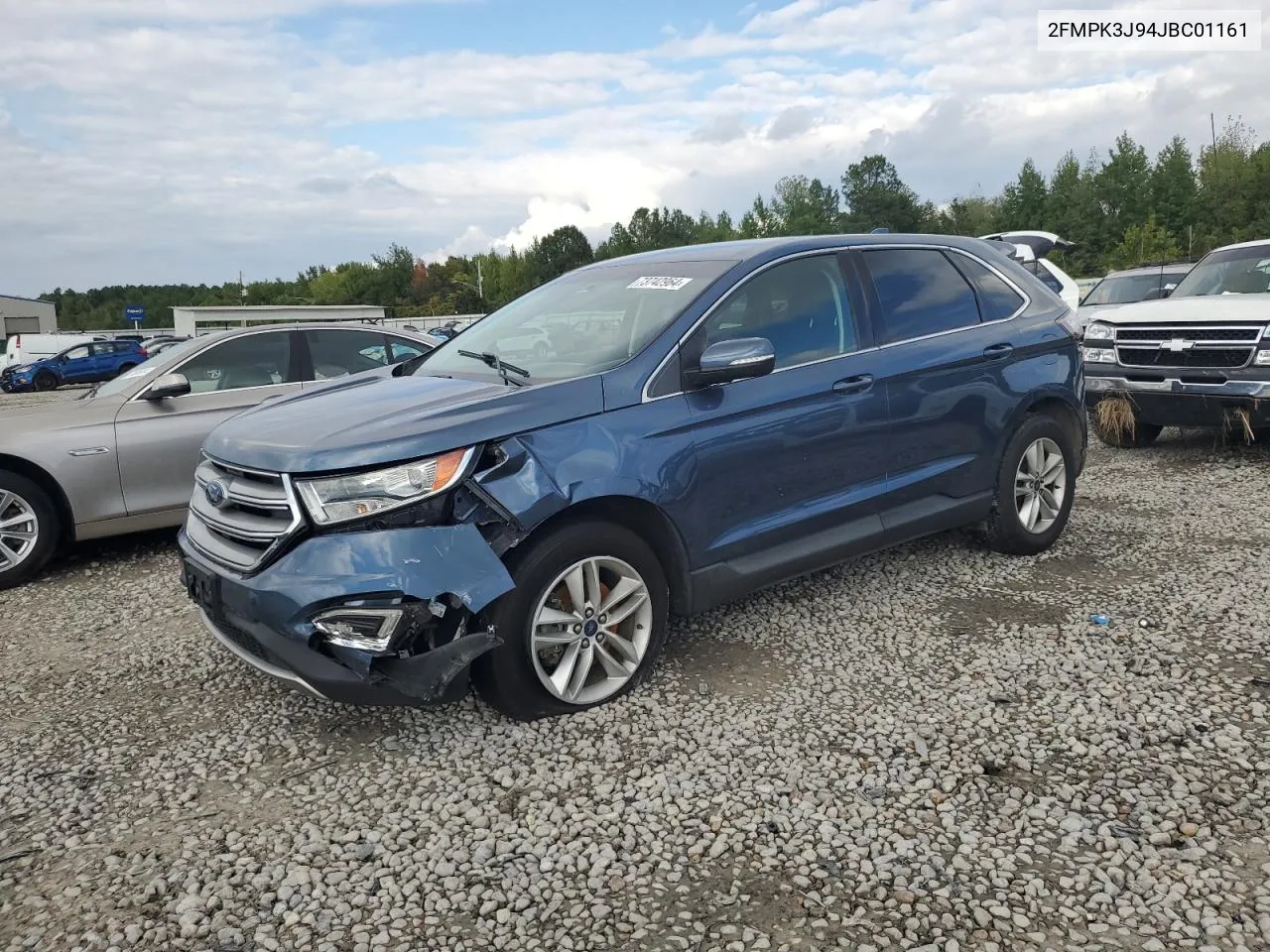 2018 Ford Edge Sel VIN: 2FMPK3J94JBC01161 Lot: 73742964