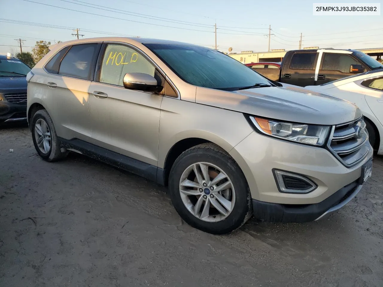 2018 Ford Edge Sel VIN: 2FMPK3J93JBC35382 Lot: 73751474