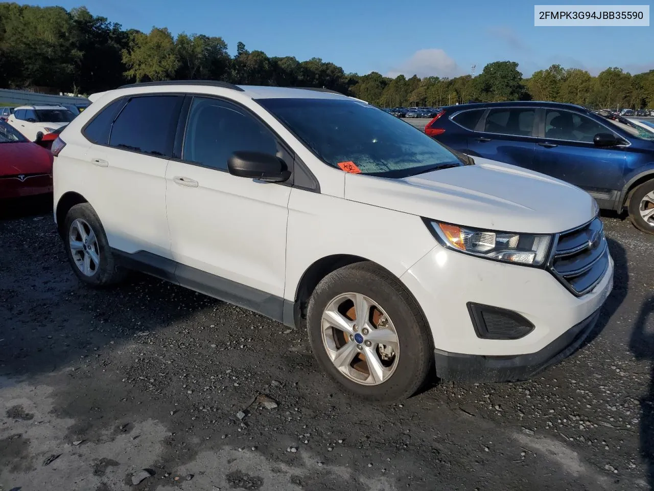 2018 Ford Edge Se VIN: 2FMPK3G94JBB35590 Lot: 73890554