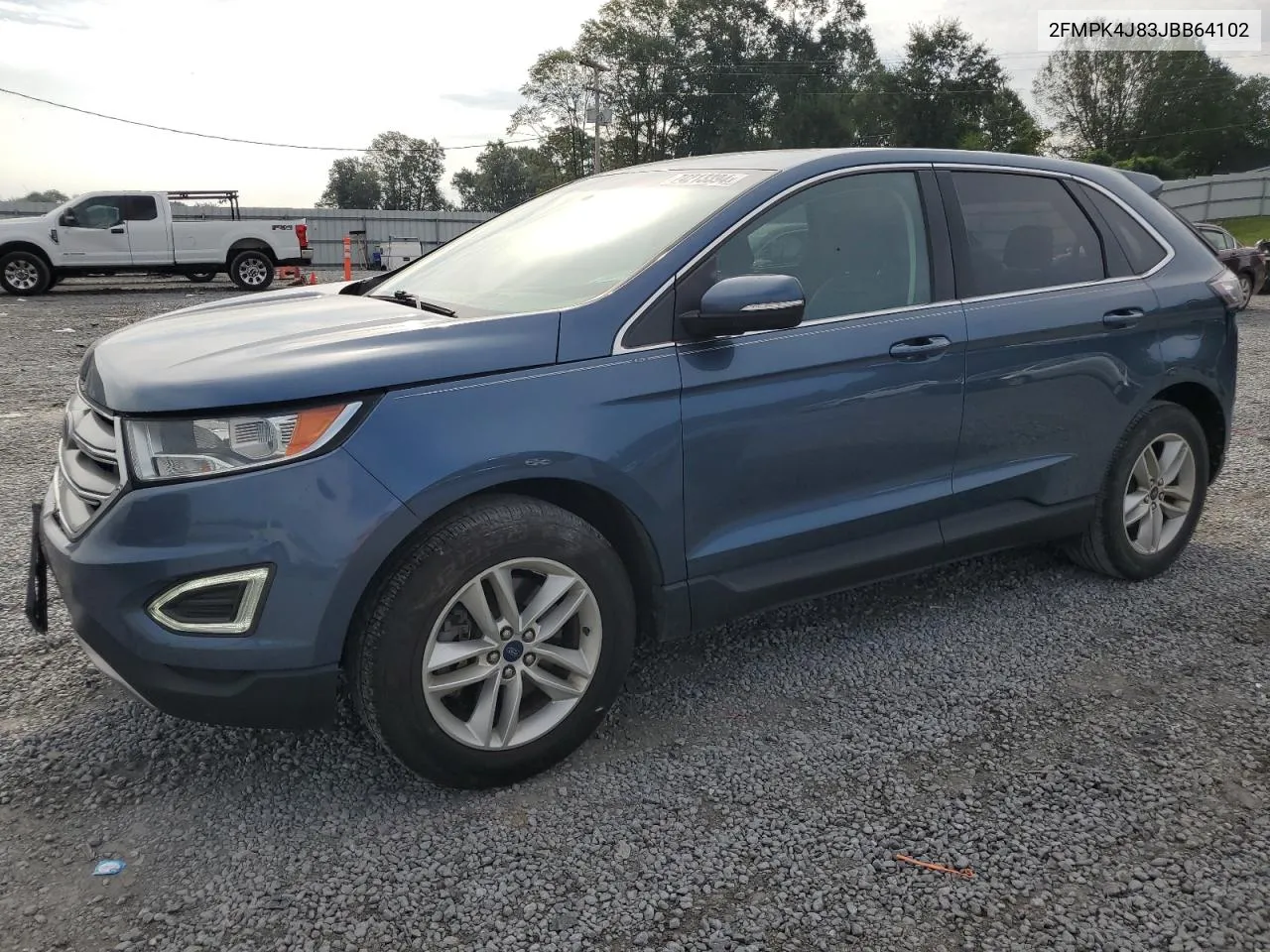 2018 Ford Edge Sel VIN: 2FMPK4J83JBB64102 Lot: 74213394