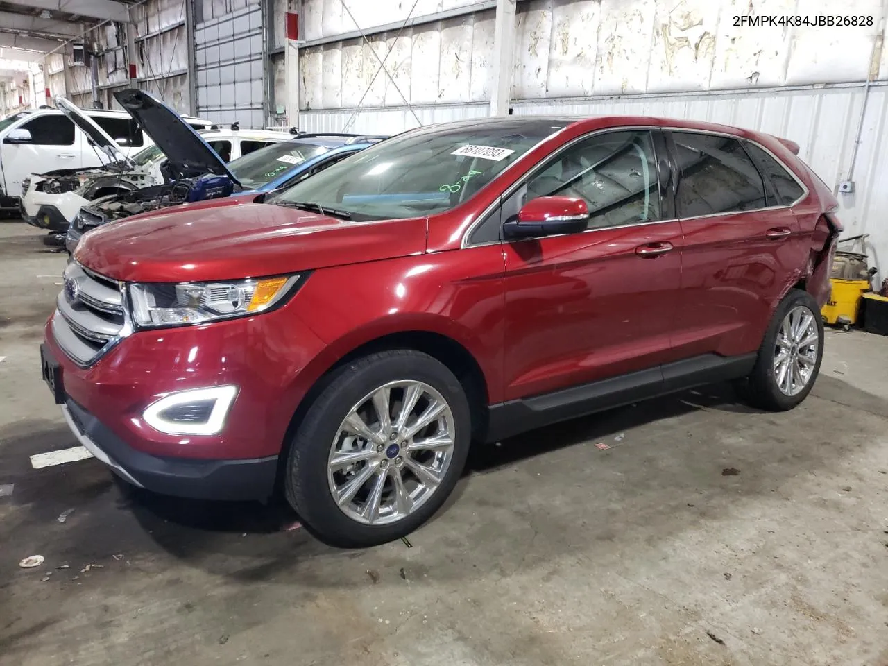 2018 Ford Edge Titanium VIN: 2FMPK4K84JBB26828 Lot: 74230174