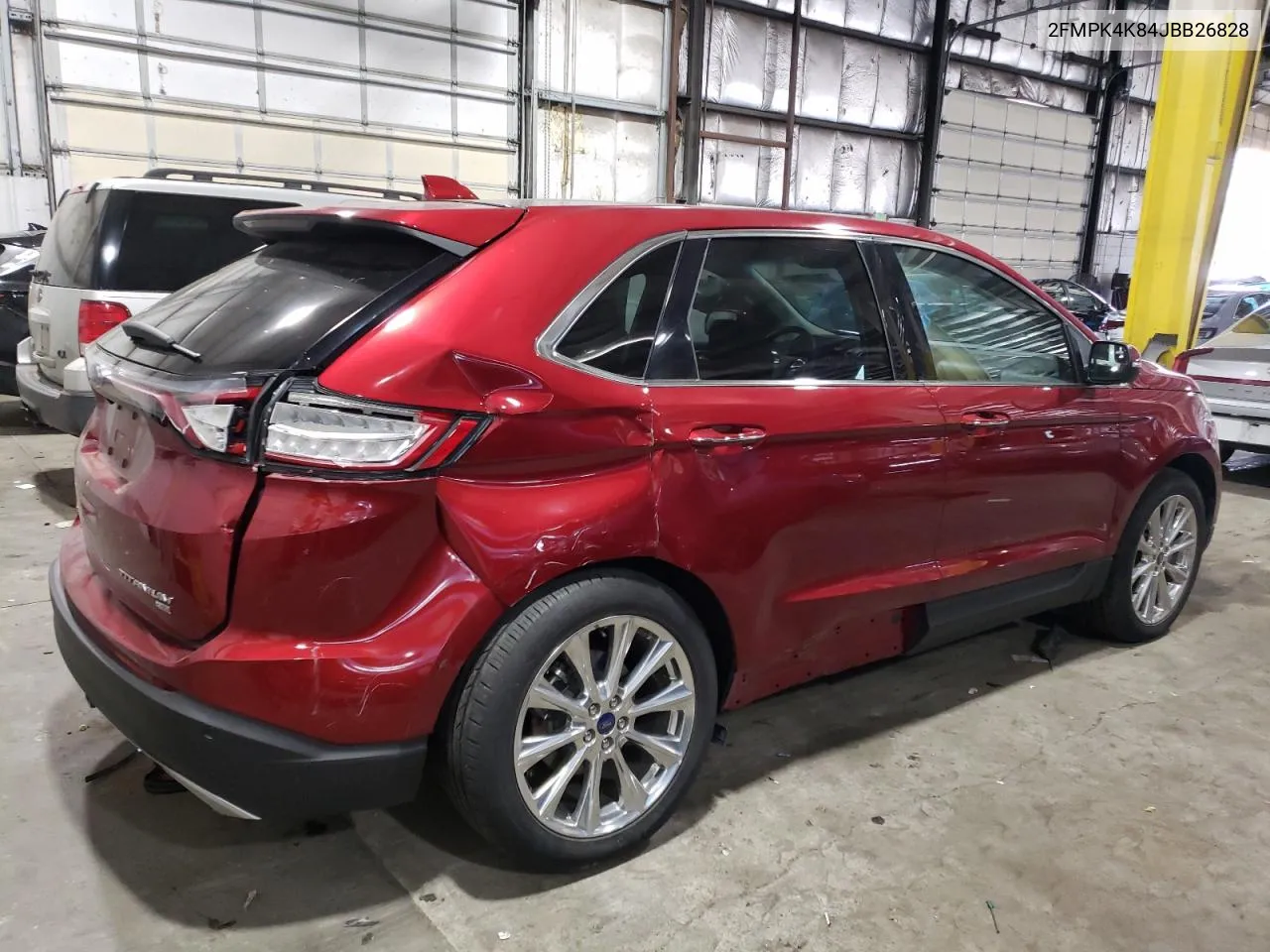 2018 Ford Edge Titanium VIN: 2FMPK4K84JBB26828 Lot: 74230174