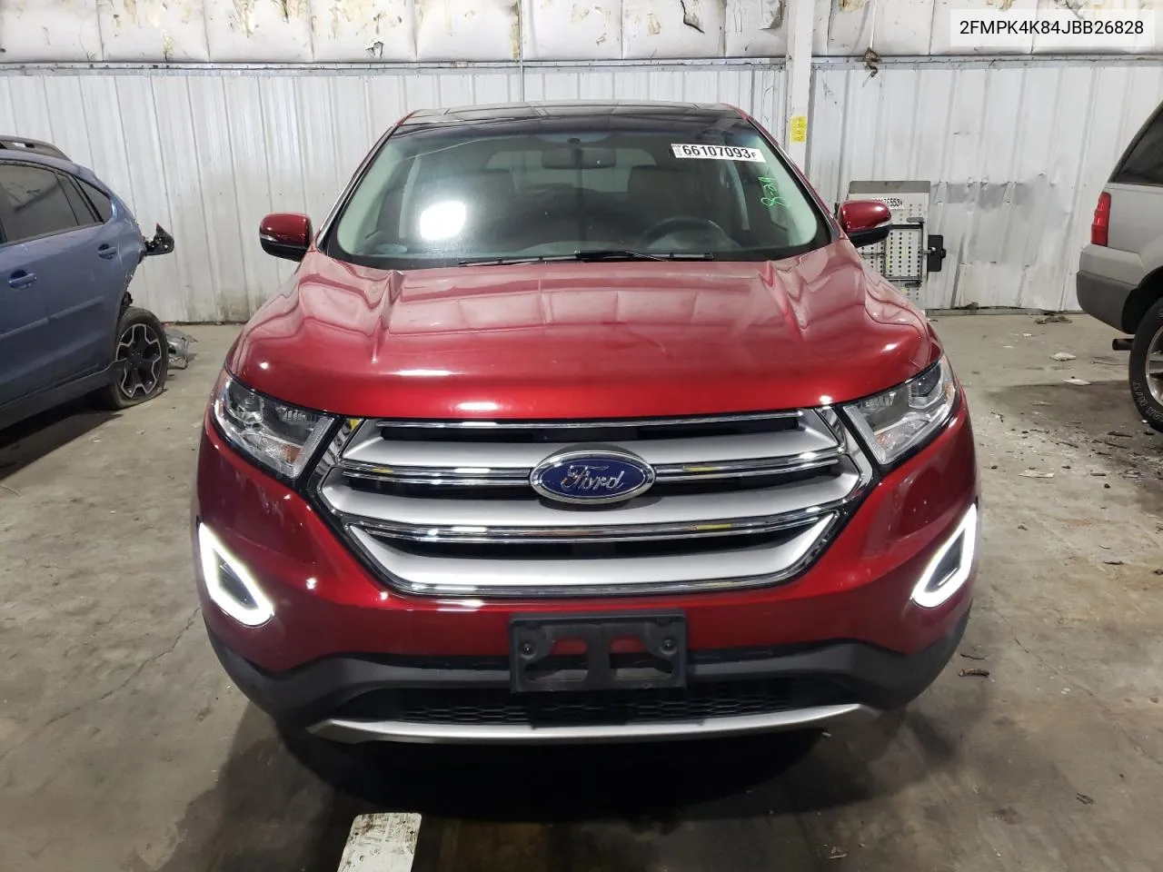 2018 Ford Edge Titanium VIN: 2FMPK4K84JBB26828 Lot: 74230174