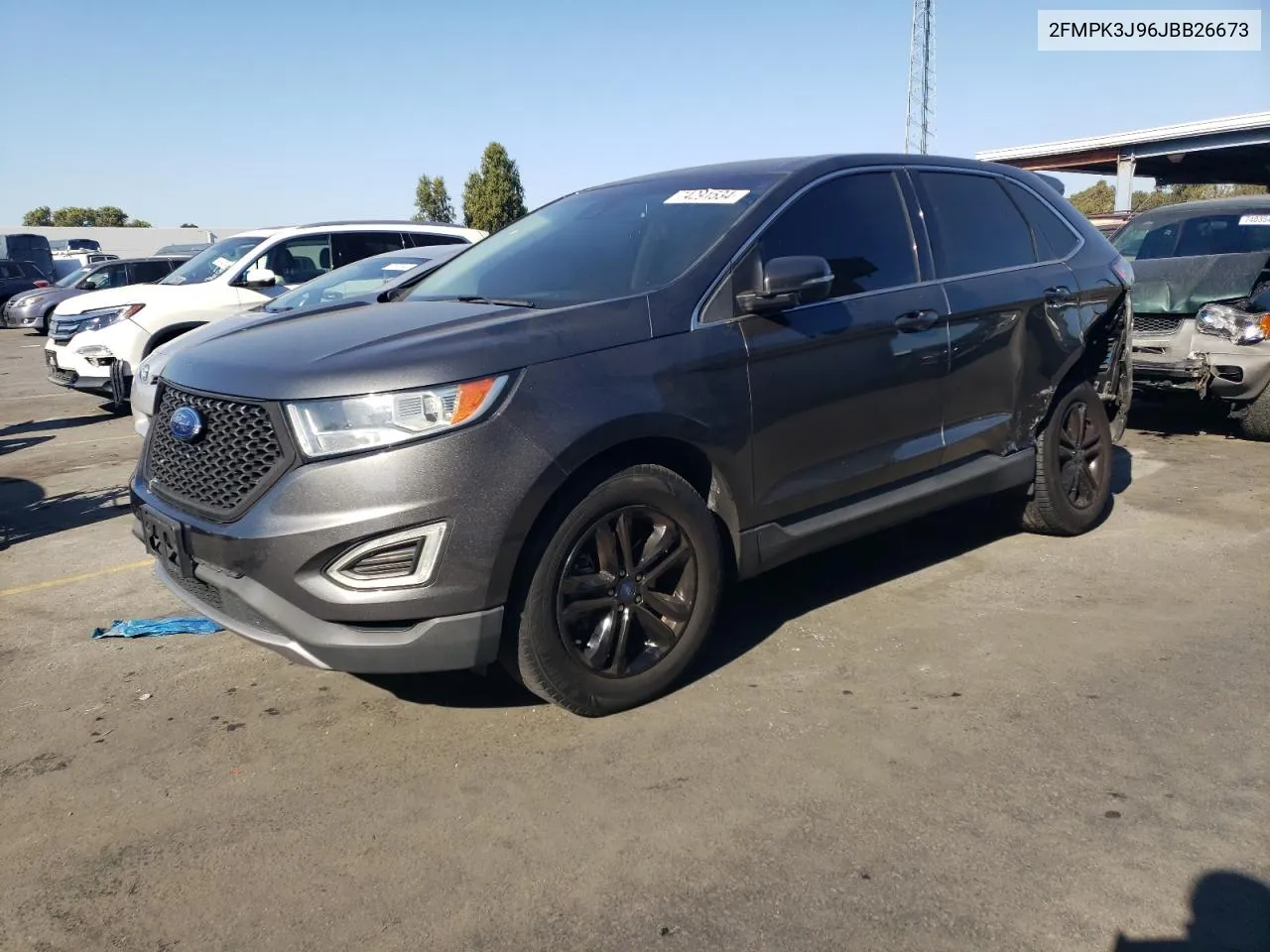 2018 Ford Edge Sel VIN: 2FMPK3J96JBB26673 Lot: 74291534