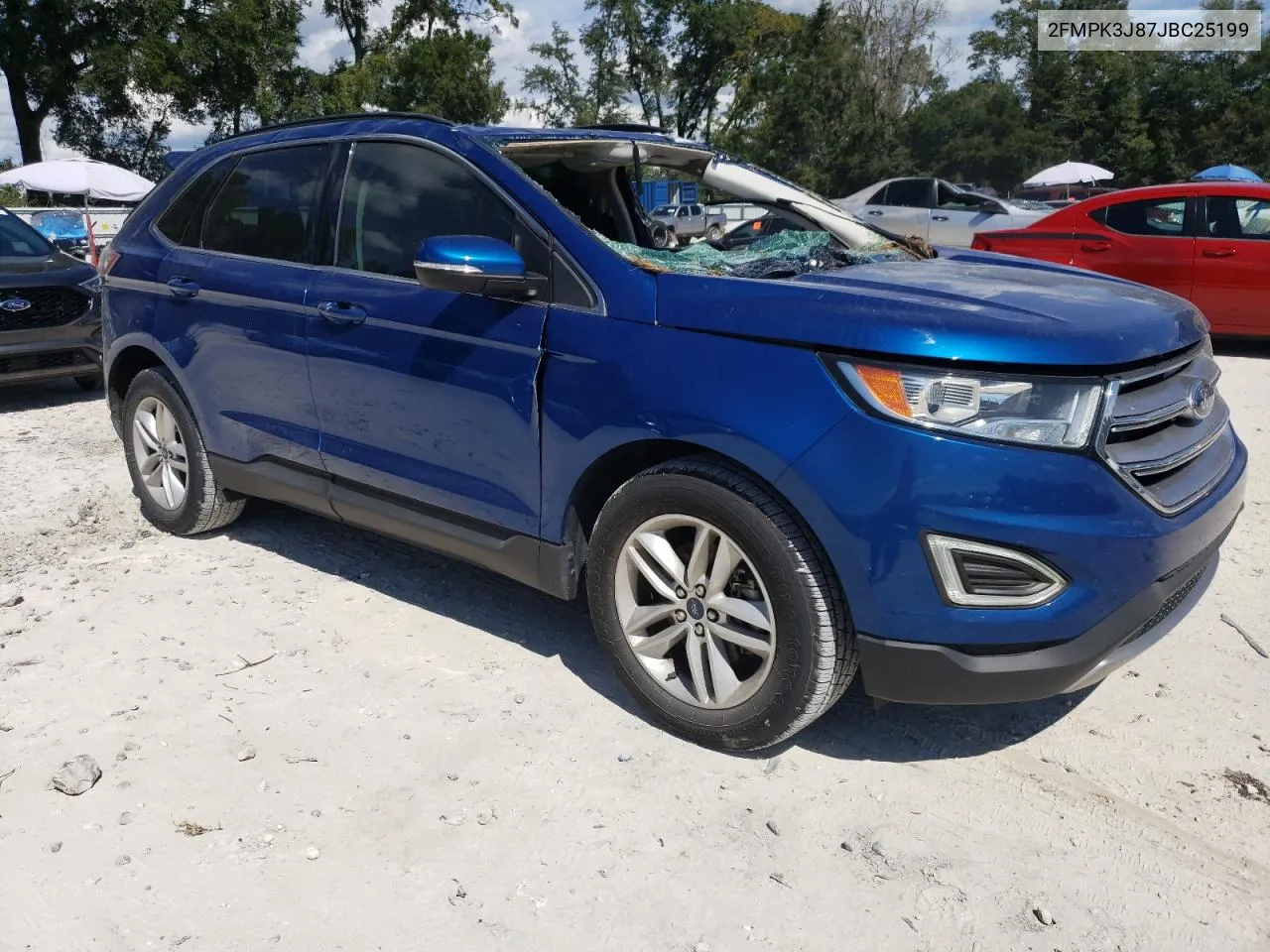 2018 Ford Edge Sel VIN: 2FMPK3J87JBC25199 Lot: 74630294