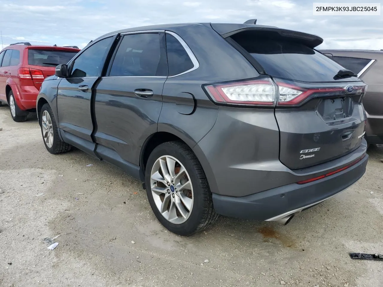 2018 Ford Edge Titanium VIN: 2FMPK3K93JBC25045 Lot: 74876264