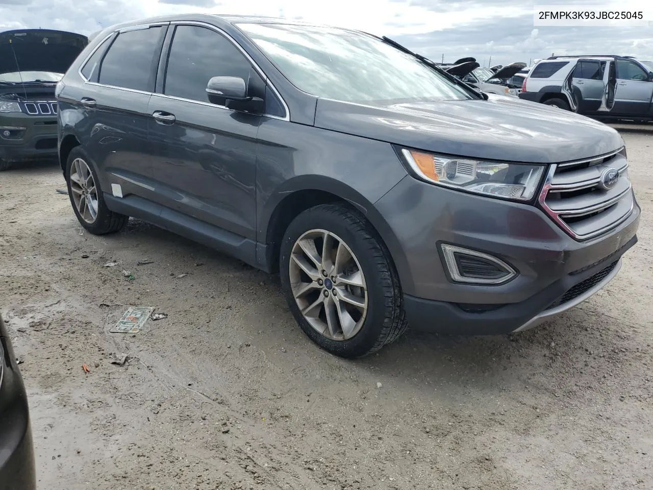 2018 Ford Edge Titanium VIN: 2FMPK3K93JBC25045 Lot: 74876264