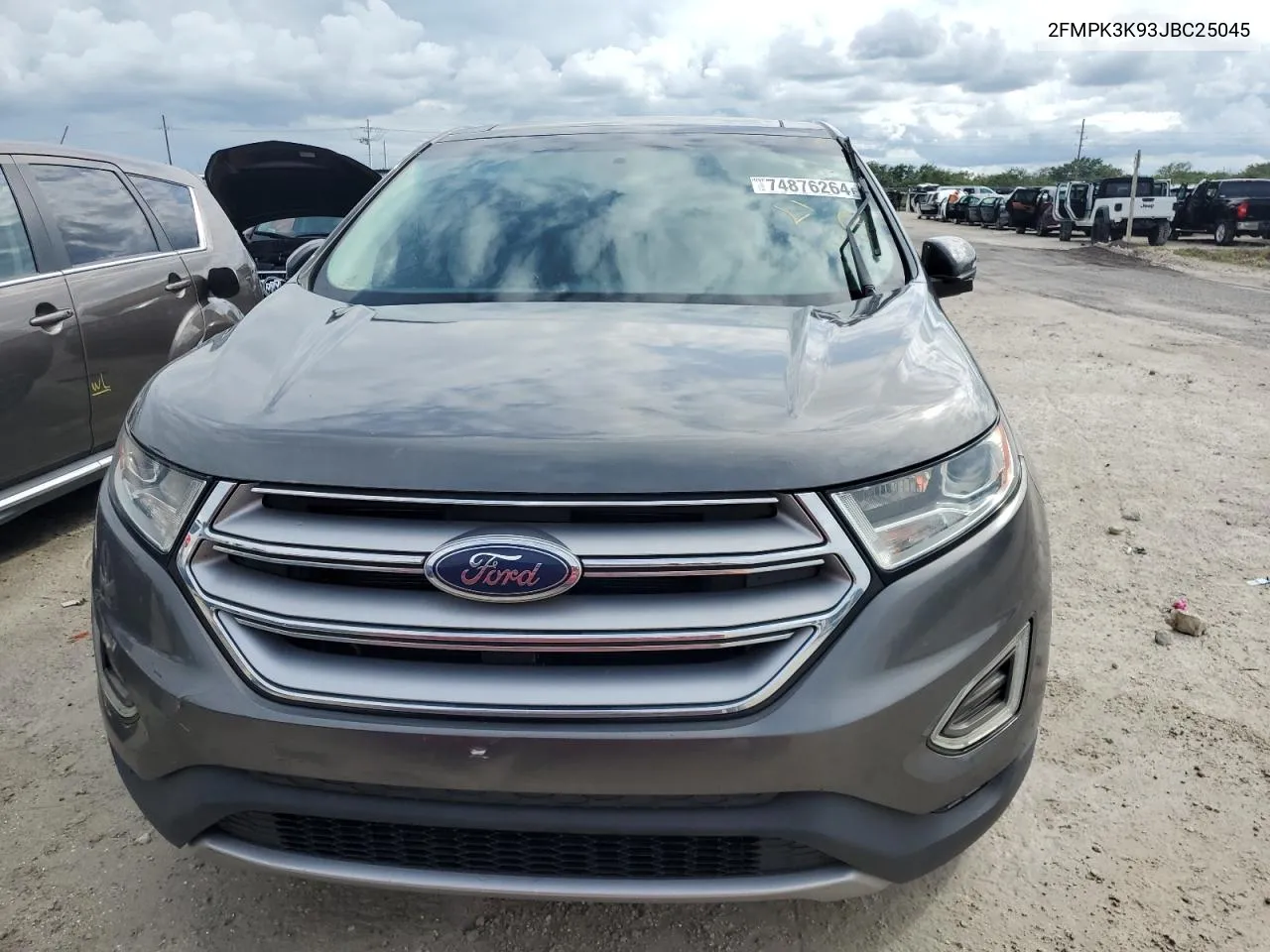 2018 Ford Edge Titanium VIN: 2FMPK3K93JBC25045 Lot: 74876264