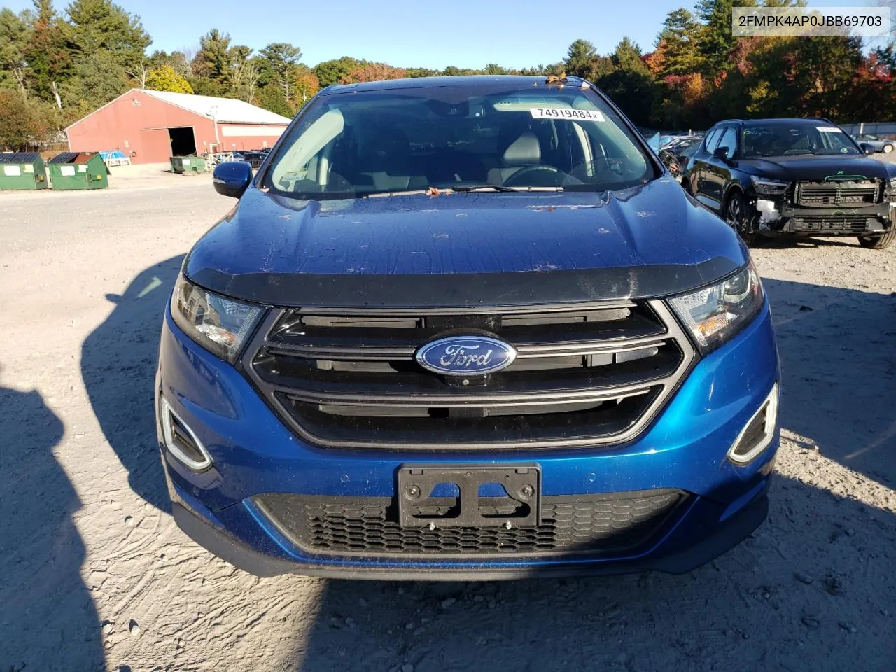 2018 Ford Edge Sport VIN: 2FMPK4AP0JBB69703 Lot: 74919484