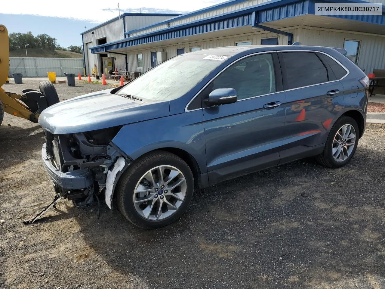 2018 Ford Edge Titanium VIN: 2FMPK4K80JBC30717 Lot: 74933324