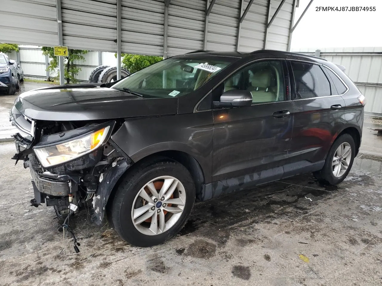 2FMPK4J87JBB74955 2018 Ford Edge Sel