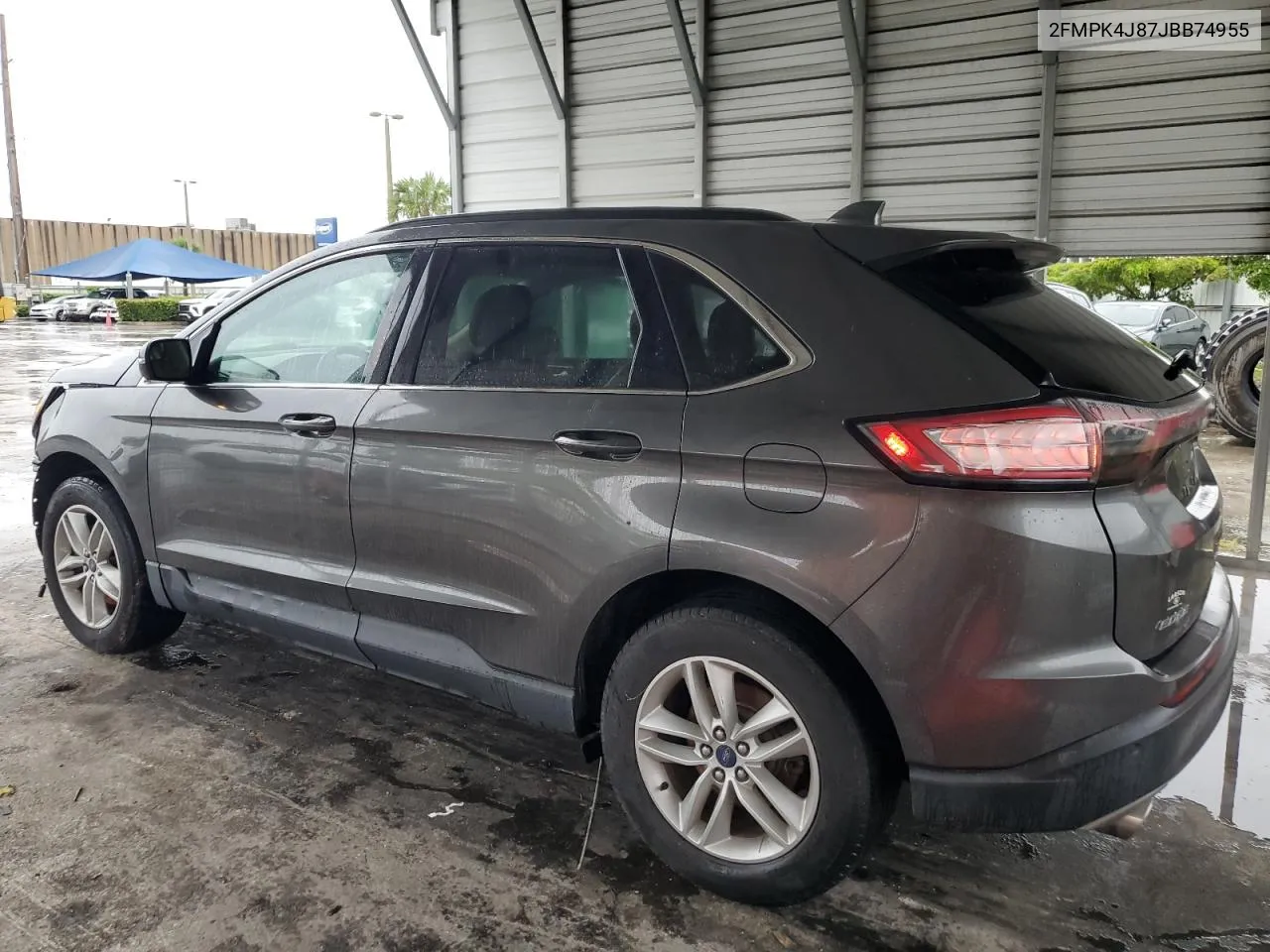 2018 Ford Edge Sel VIN: 2FMPK4J87JBB74955 Lot: 74999834