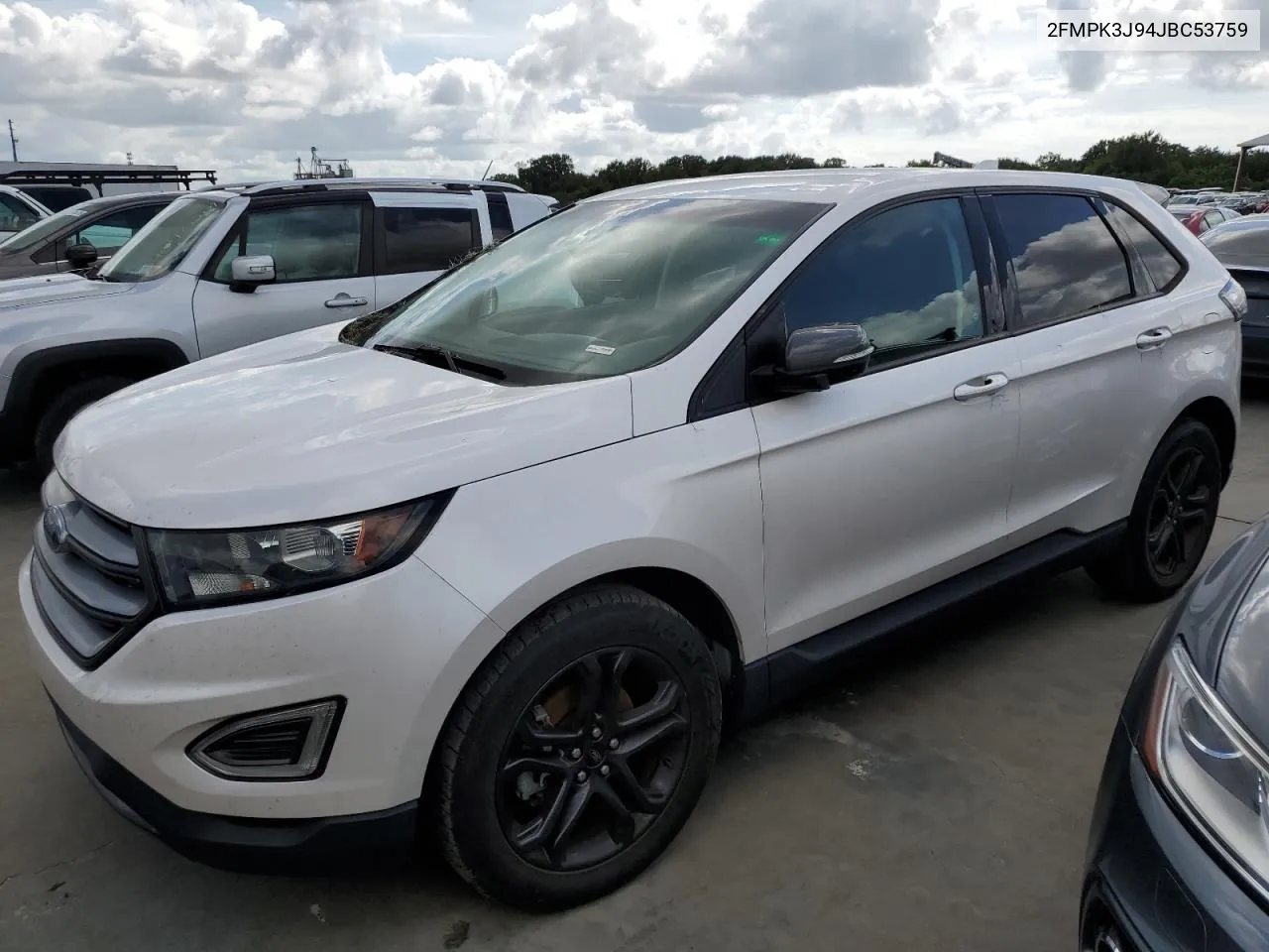 2018 Ford Edge Sel VIN: 2FMPK3J94JBC53759 Lot: 75007544