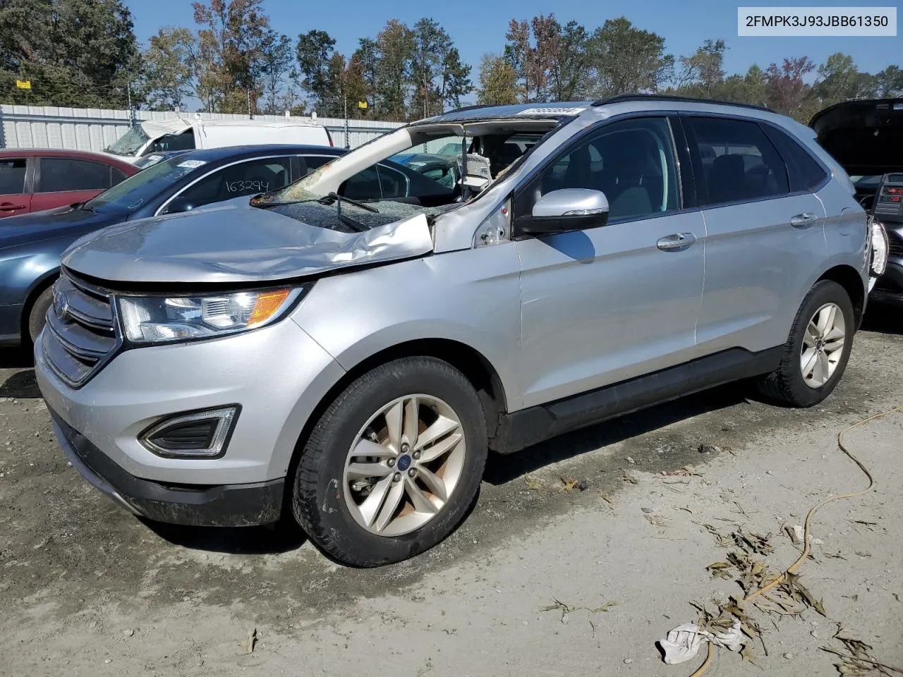 2018 Ford Edge Sel VIN: 2FMPK3J93JBB61350 Lot: 75650894