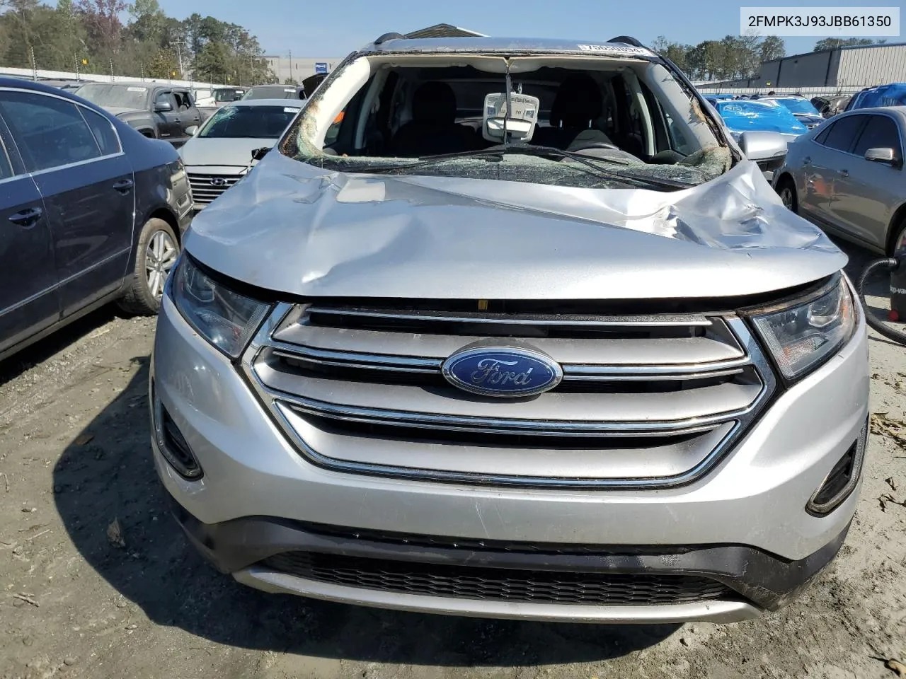 2018 Ford Edge Sel VIN: 2FMPK3J93JBB61350 Lot: 75650894