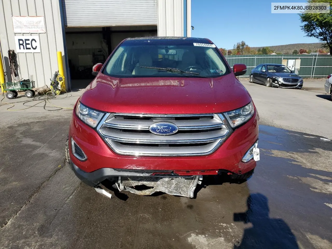 2018 Ford Edge Titanium VIN: 2FMPK4K80JBB28303 Lot: 76554064