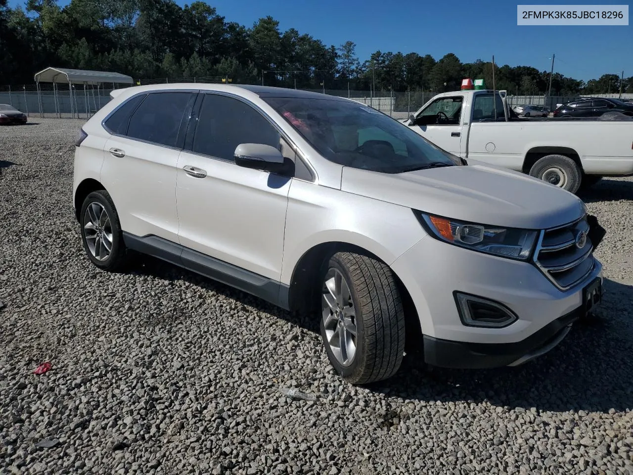 2018 Ford Edge Titanium VIN: 2FMPK3K85JBC18296 Lot: 76560264