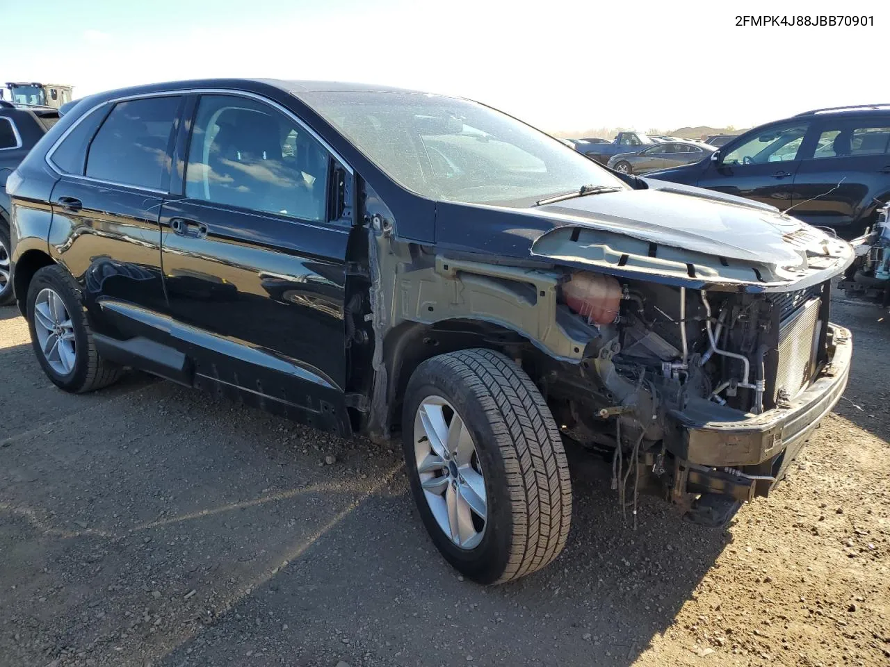 2018 Ford Edge Sel VIN: 2FMPK4J88JBB70901 Lot: 76567394