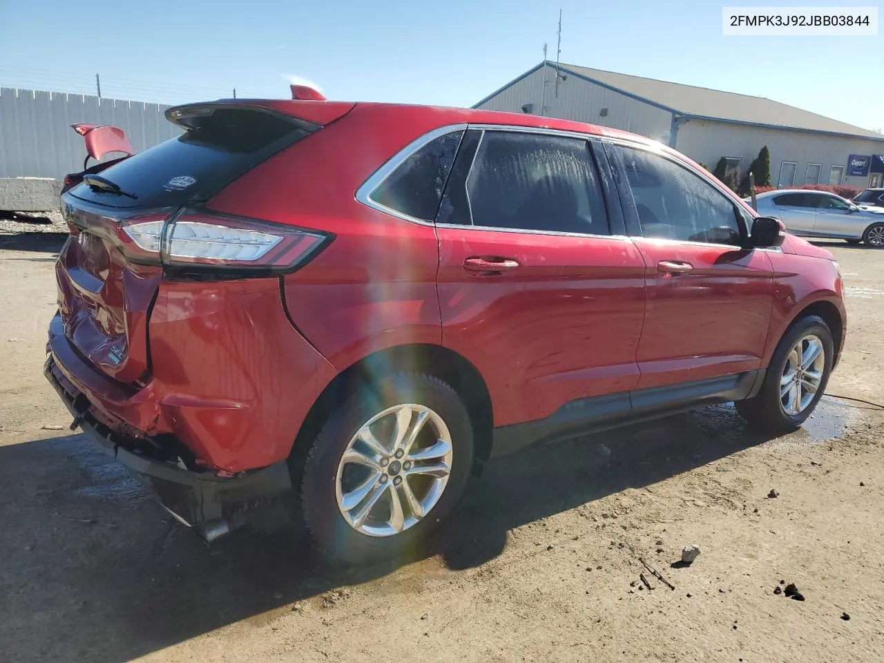 2018 Ford Edge Sel VIN: 2FMPK3J92JBB03844 Lot: 76806284