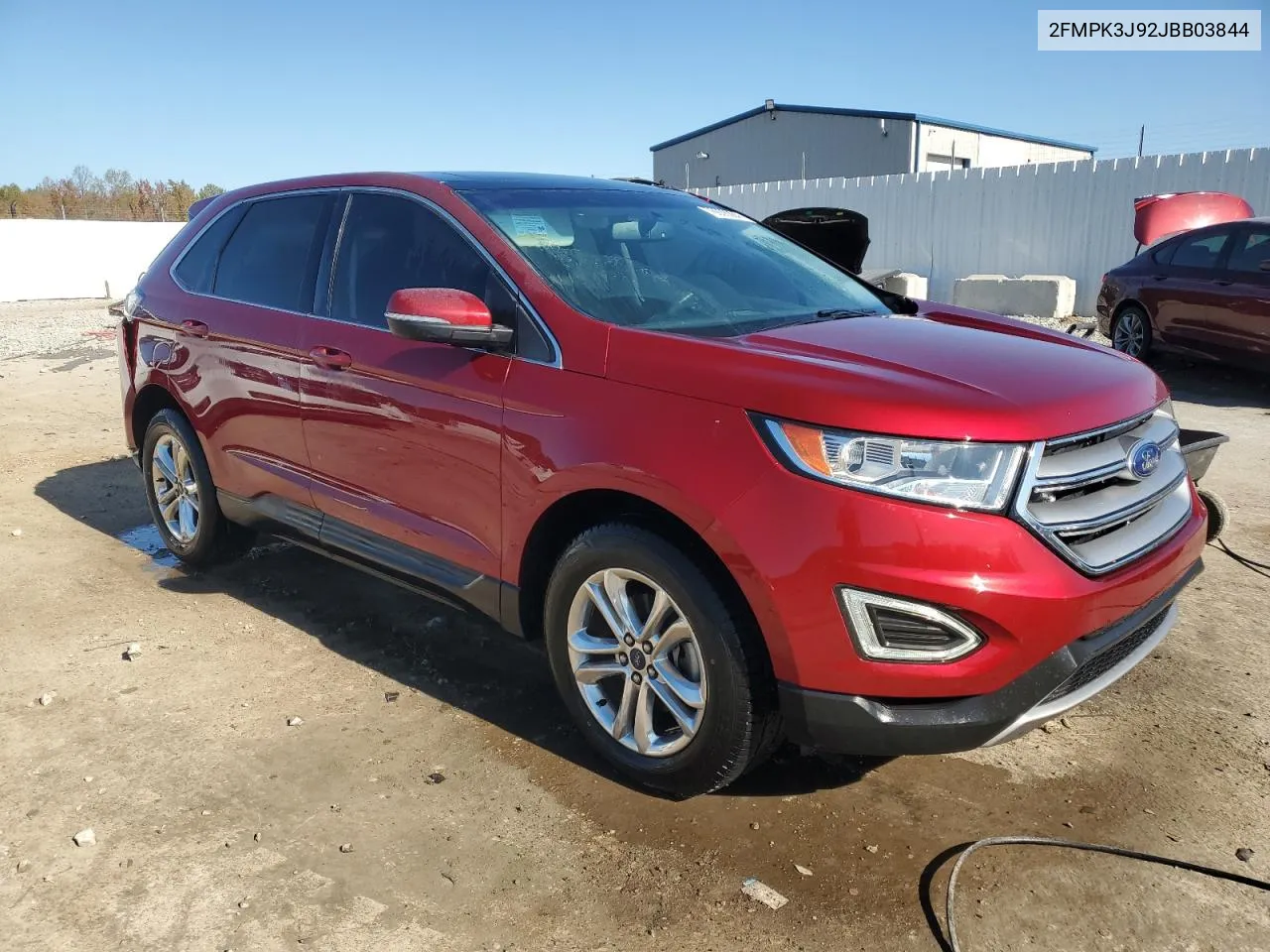 2018 Ford Edge Sel VIN: 2FMPK3J92JBB03844 Lot: 76806284