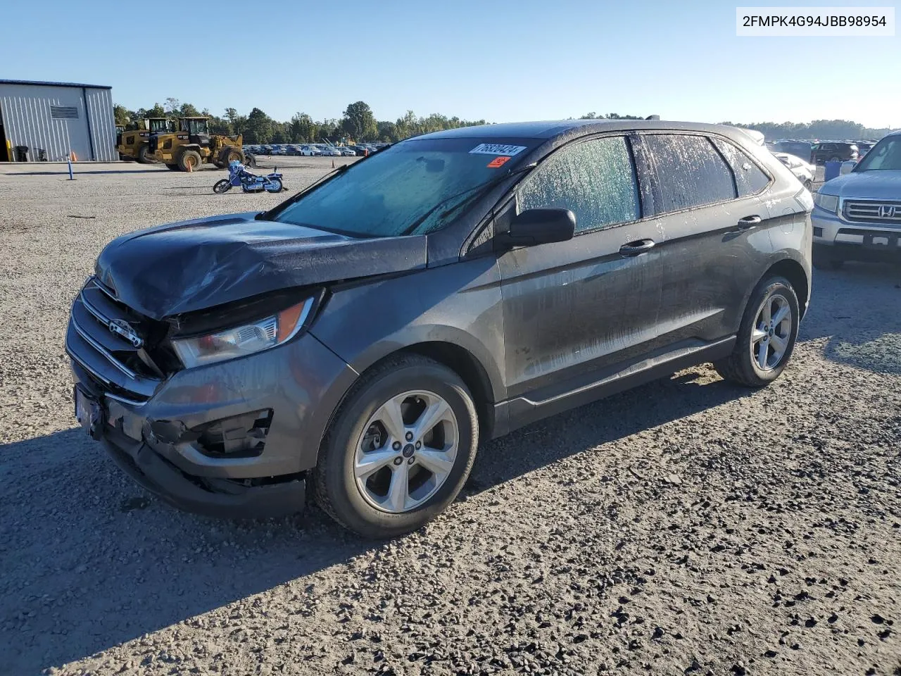 2018 Ford Edge Se VIN: 2FMPK4G94JBB98954 Lot: 76820424