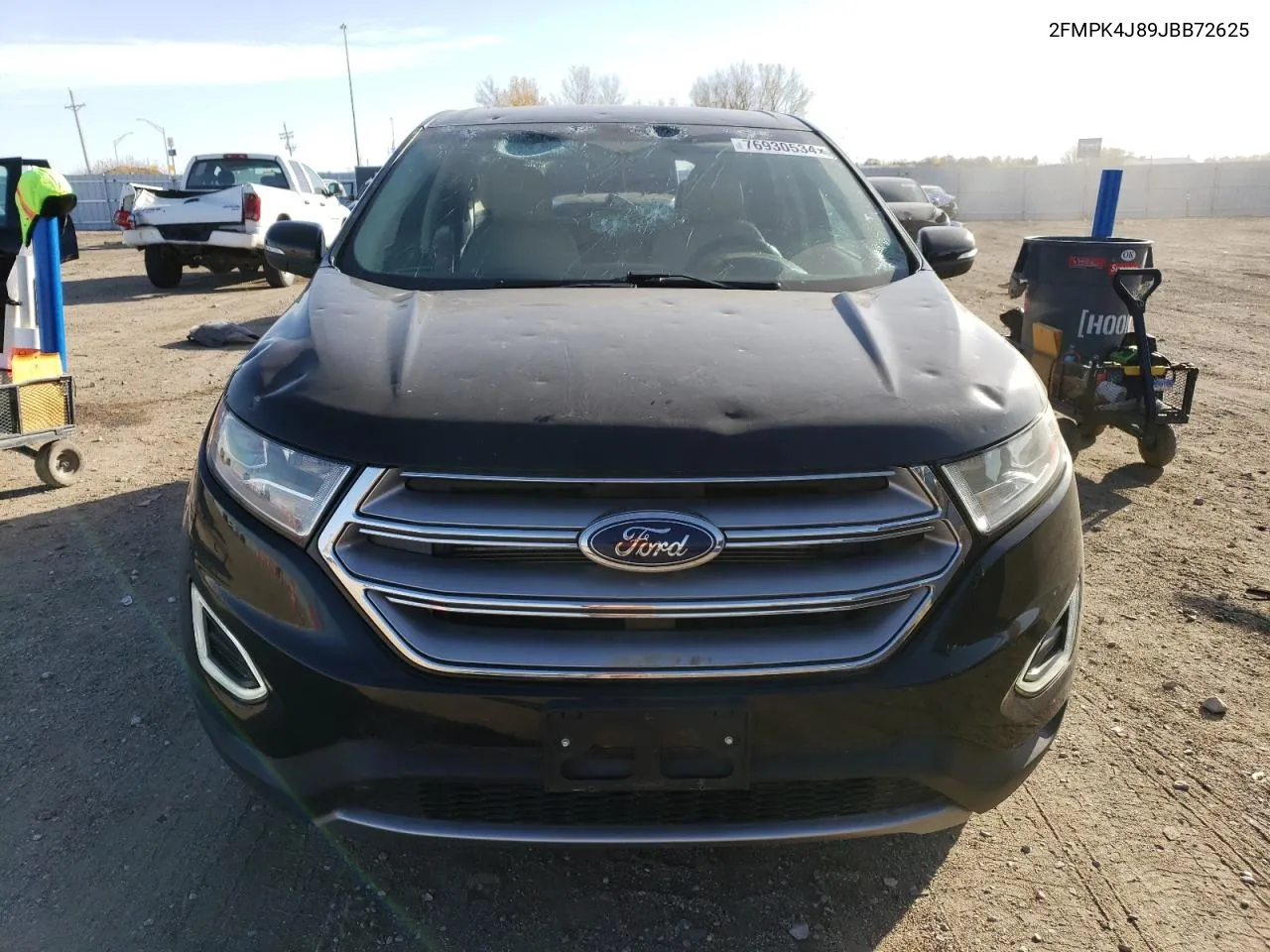 2018 Ford Edge Sel VIN: 2FMPK4J89JBB72625 Lot: 76930534