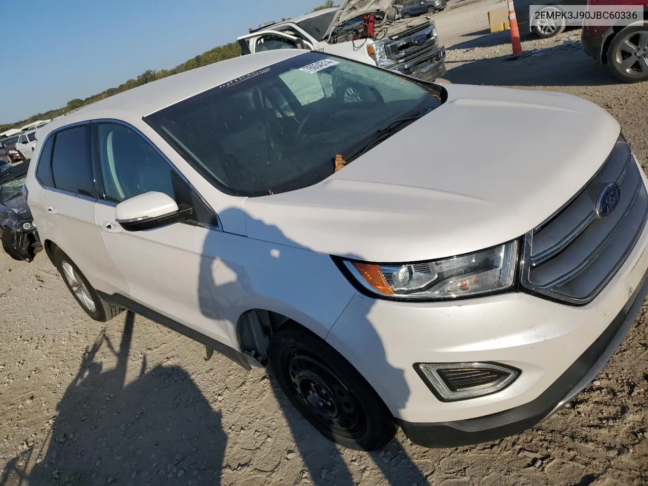 2018 Ford Edge Sel VIN: 2FMPK3J90JBC60336 Lot: 76934314