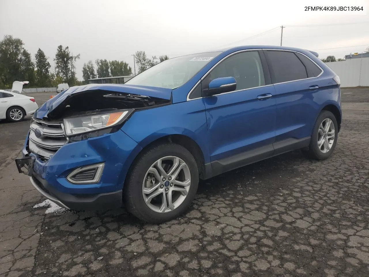 2018 Ford Edge Titanium VIN: 2FMPK4K89JBC13964 Lot: 76972404