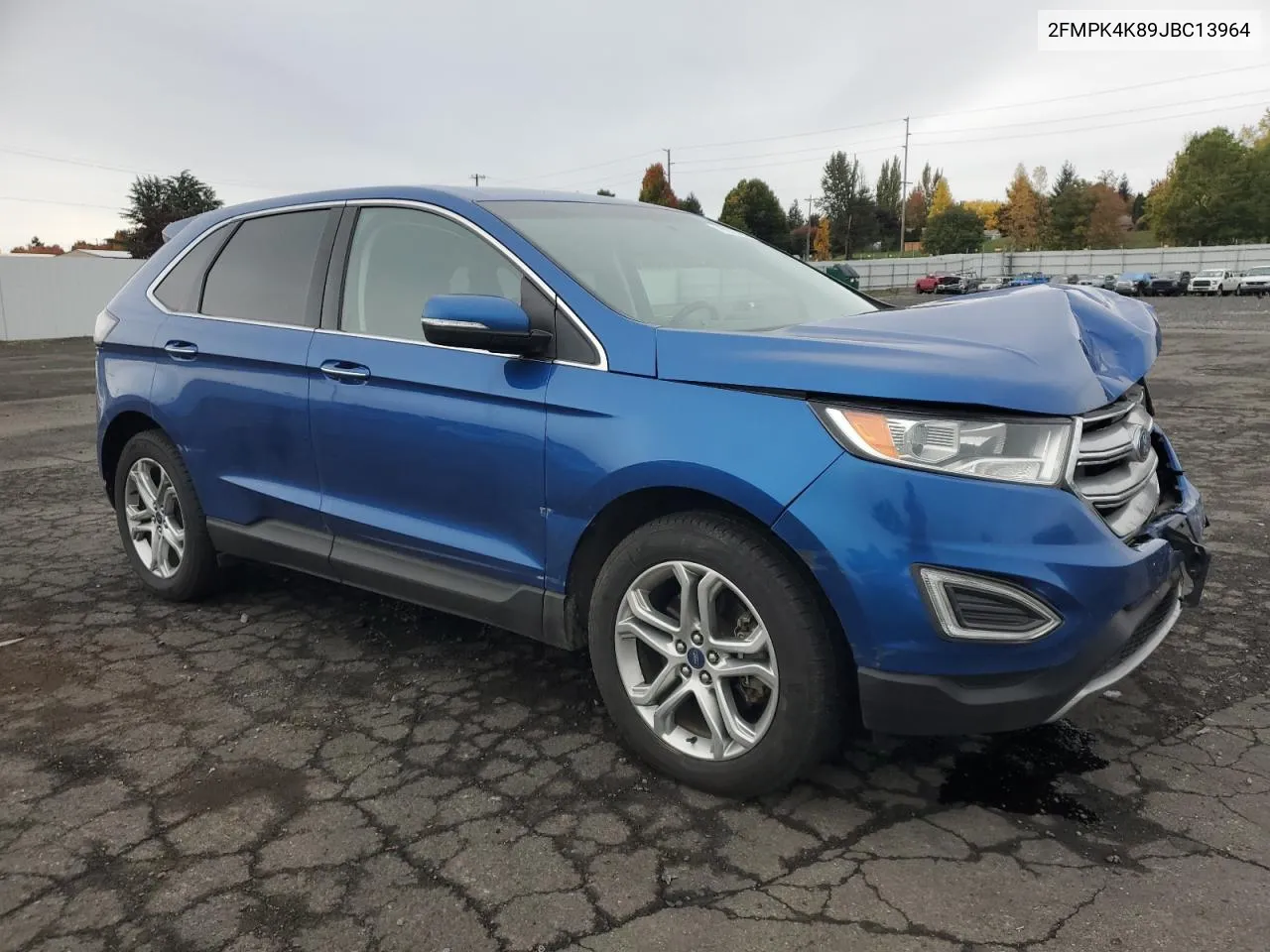 2018 Ford Edge Titanium VIN: 2FMPK4K89JBC13964 Lot: 76972404