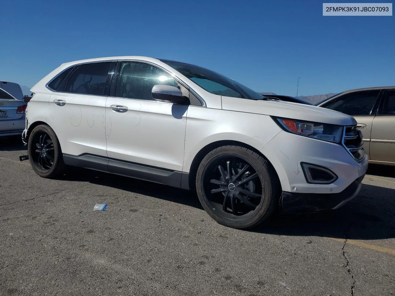 2018 Ford Edge Titanium VIN: 2FMPK3K91JBC07093 Lot: 77087014