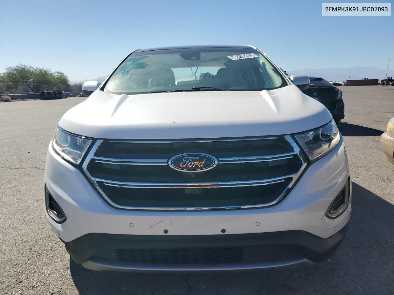 2018 Ford Edge Titanium VIN: 2FMPK3K91JBC07093 Lot: 77087014