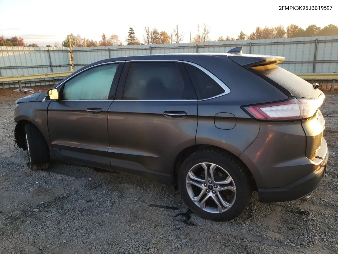 2018 Ford Edge Titanium VIN: 2FMPK3K95JBB19597 Lot: 77447284