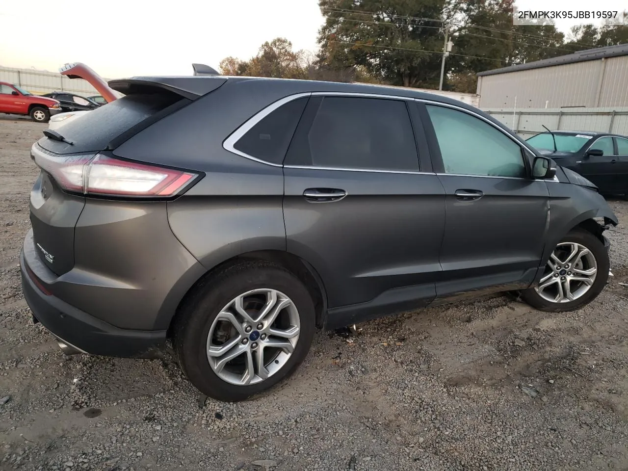 2018 Ford Edge Titanium VIN: 2FMPK3K95JBB19597 Lot: 77447284