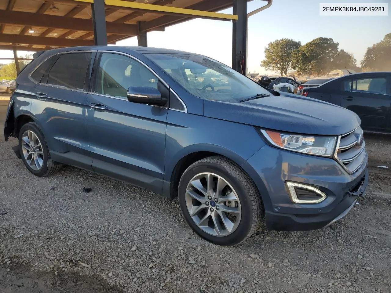 2018 Ford Edge Titanium VIN: 2FMPK3K84JBC49281 Lot: 77470294