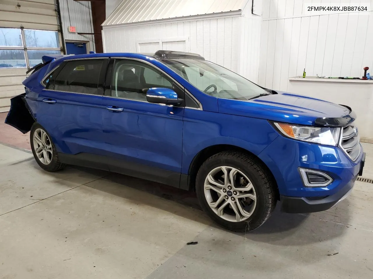 2018 Ford Edge Titanium VIN: 2FMPK4K8XJBB87634 Lot: 77475314