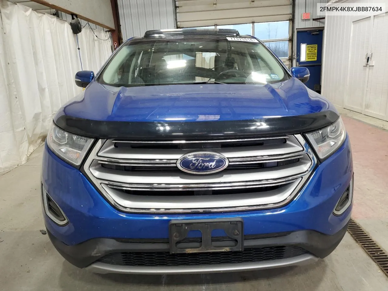 2018 Ford Edge Titanium VIN: 2FMPK4K8XJBB87634 Lot: 77475314