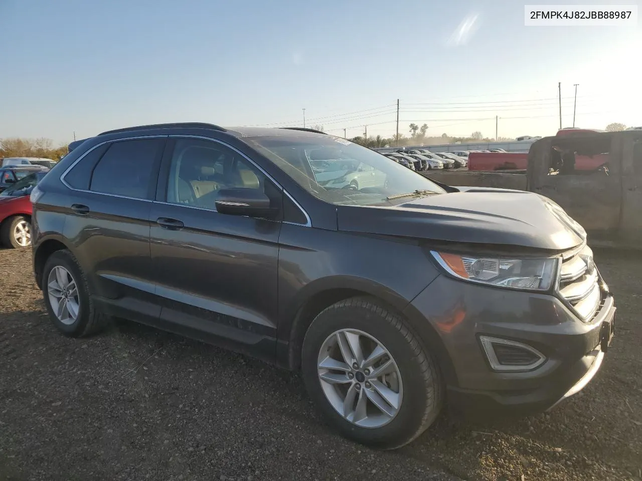 2018 Ford Edge Sel VIN: 2FMPK4J82JBB88987 Lot: 77491924